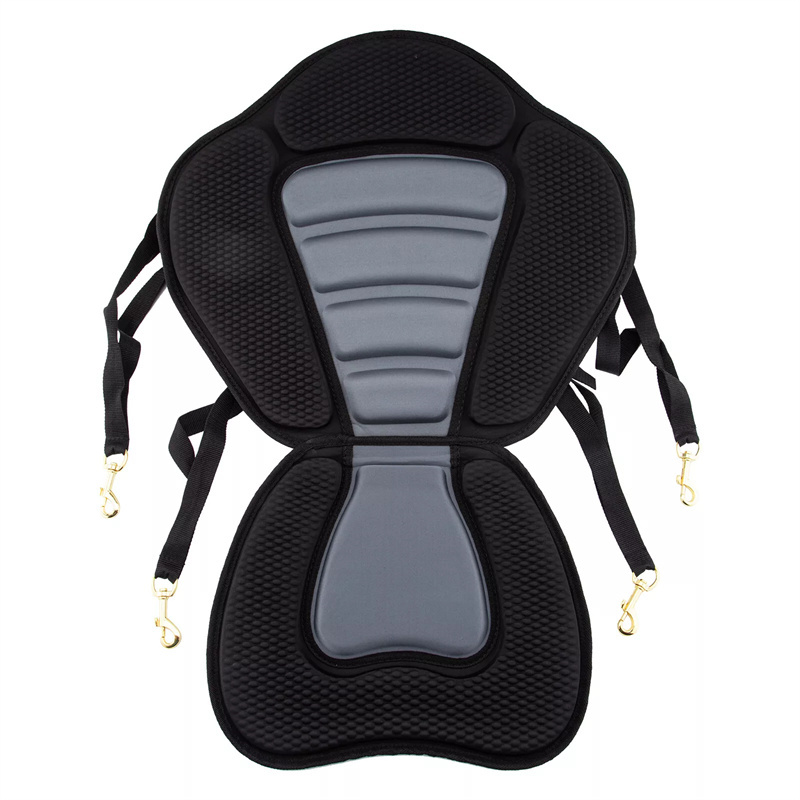 Fishing Kayak Storage Bag - Assento de remo ajustável, encosto acolchoado