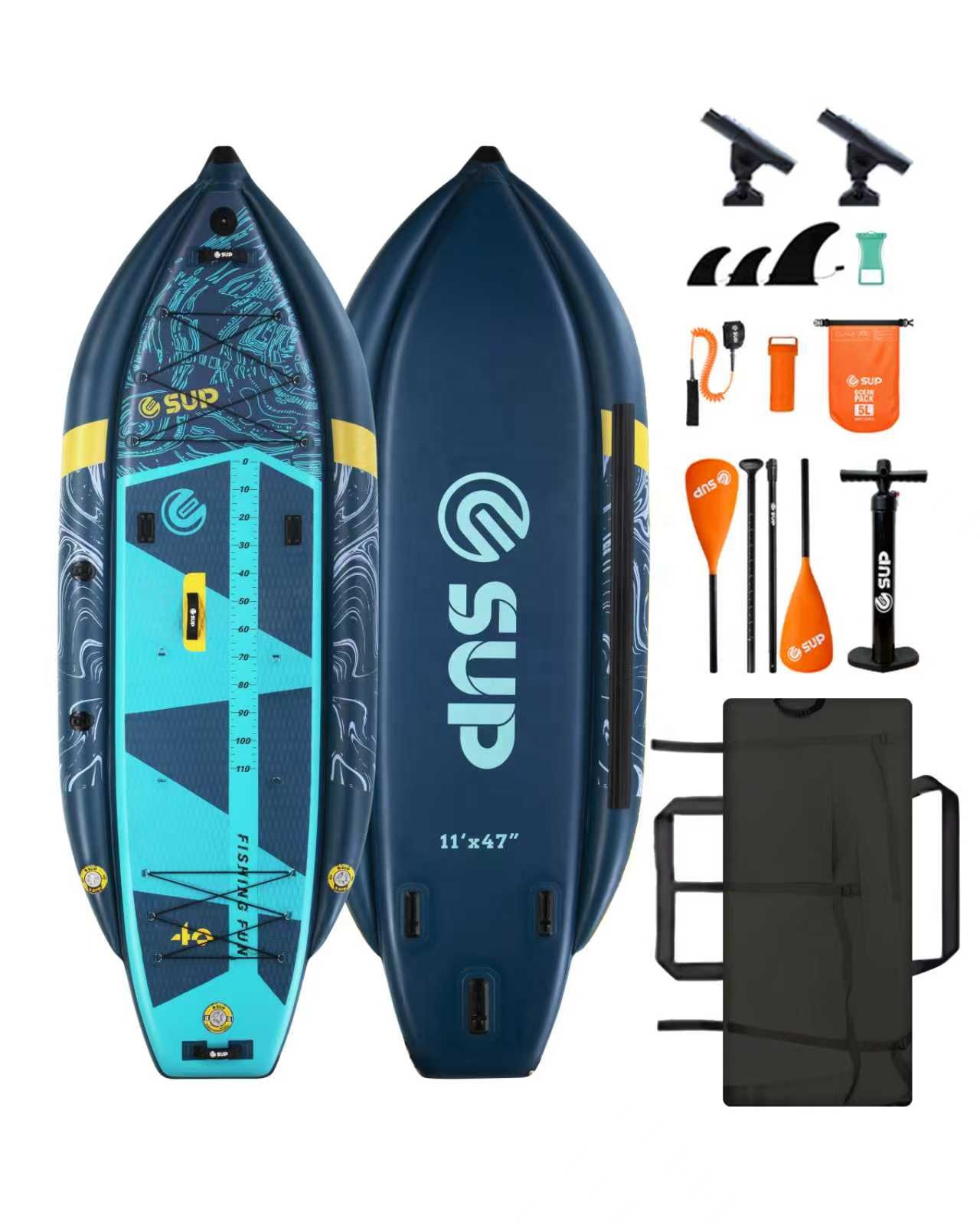 Caiaque Inflável para Pesca co - Fishing Kayak Rod Holder avaliação e preço
