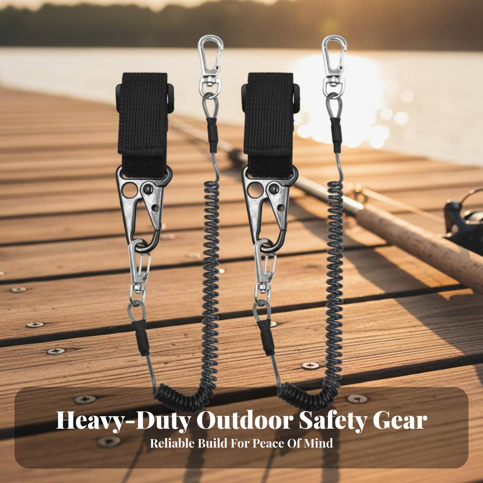 Corda Retrátil Ajustável para  - Fishing Kayak Paddle Leash avaliação e preço
